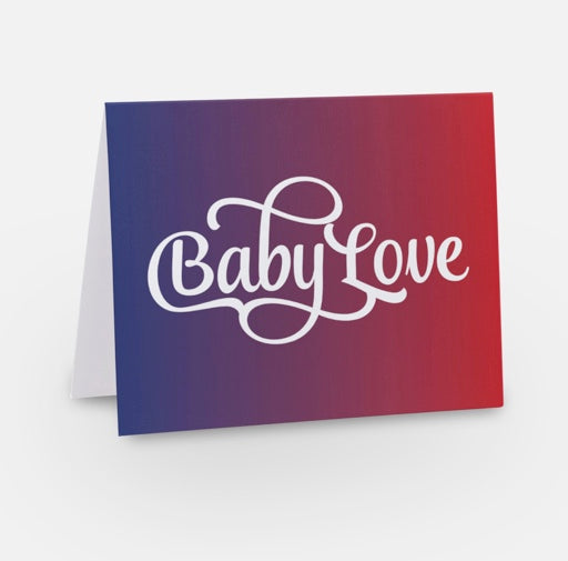 BabyLove card