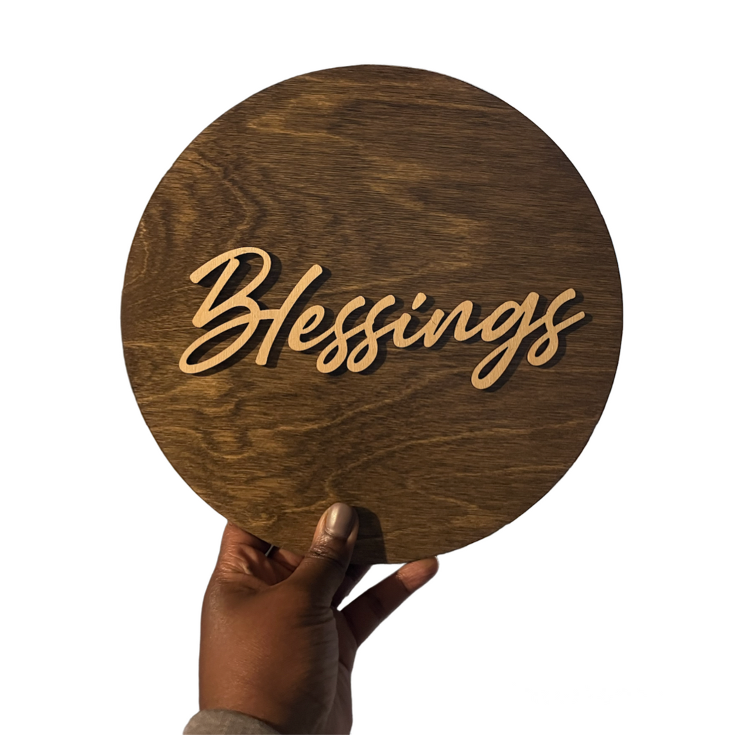 Blessings Wooden Signs